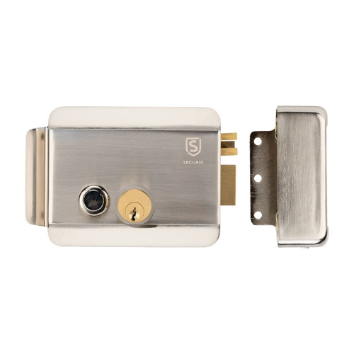 картинка Замок электромеханический накладной универсальный SC-20, с возможностью блокировки кнопки открывания от магазина Сантехстрой