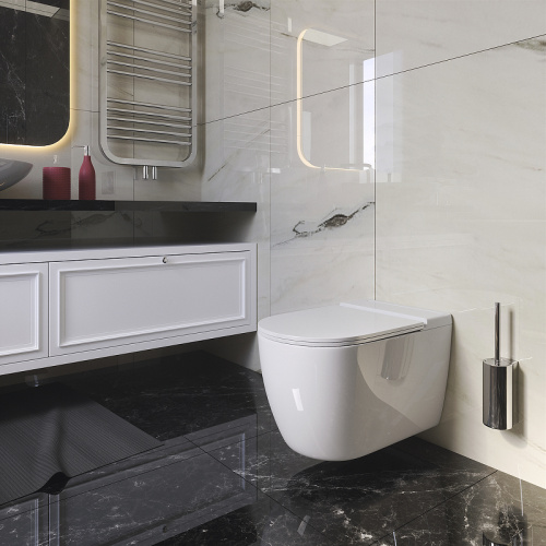 картинка Унитаз Grossman GR-5502 подвесной с сиденьем Микролифт от магазина Сантехстрой