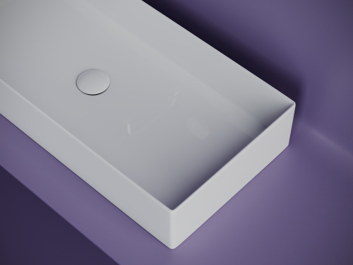 картинка Раковина-столешница Ceramica Nova цвет Черный Прямоугольная CN6072 от магазина Сантехстрой