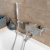 фото термостат hansgrohe ecostat square скрытого монтажа, для 2 потребителей, черный матовый (15714670)
