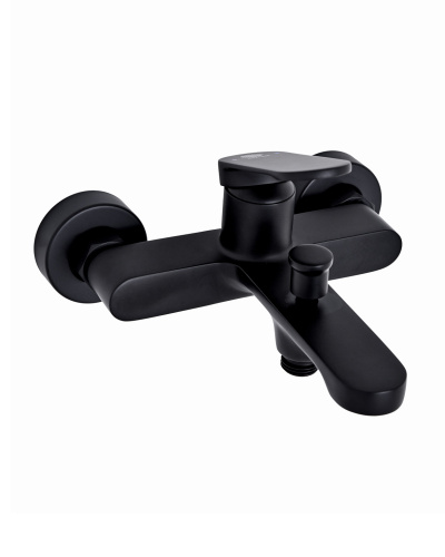 фото orange vesper m10-100b однозахватный смеситель для ванны/душа, без аксессуаров, черный