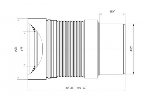 картинка Удлинитель для унитаза Ани Пласт с выпуском 110 мм (K821) от магазина Сантехстрой