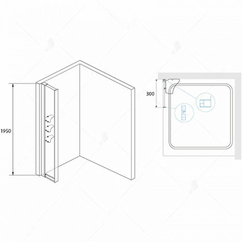 картинка Душевая перегородка RGW 03064230-11 от магазина Сантехстрой