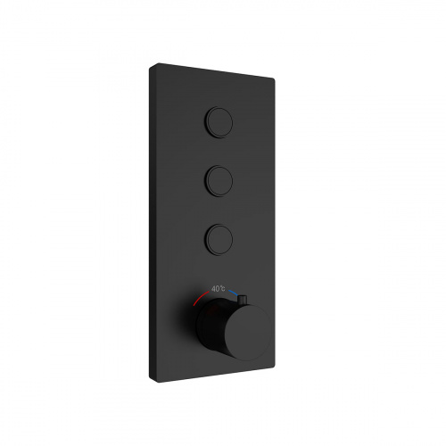 картинка Душевой комплект Inspire VSFW-433TI5RMB встраиваемый, термостатический, трехрежимный, черный от магазина Сантехстрой