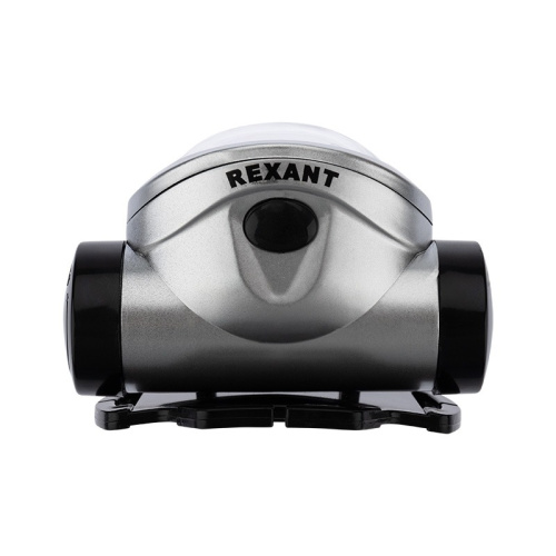 картинка Фонарь налобный поворотный 3 Вт 100%,  50%,  пульсирующий белый,  3хААА,  СОВ + зеркальный рассеиватель REXANT от магазина Сантехстрой