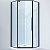 картинка Душевой уголок Black&White Stellar Wind S815 BC 100x100 8151000 профиль Черный матовый стекло прозрачное от магазина Сантехстрой