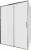 картинка Душевой уголок Aquanet Pleasure Evo 140x90 AE65-140x90-CT профиль хром, прозрачное стекло от магазина Сантехстрой