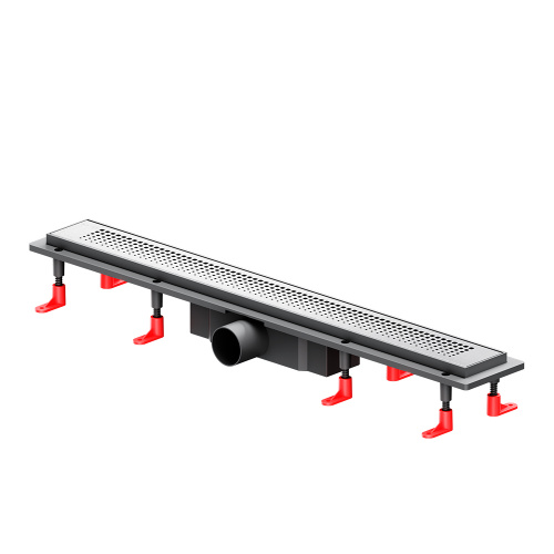 картинка W02SC-P11-070-01SB PrimeFlow Трап для душа линейный универс затвор Cut Gradient 70см цвет сталь мат от магазина Сантехстрой