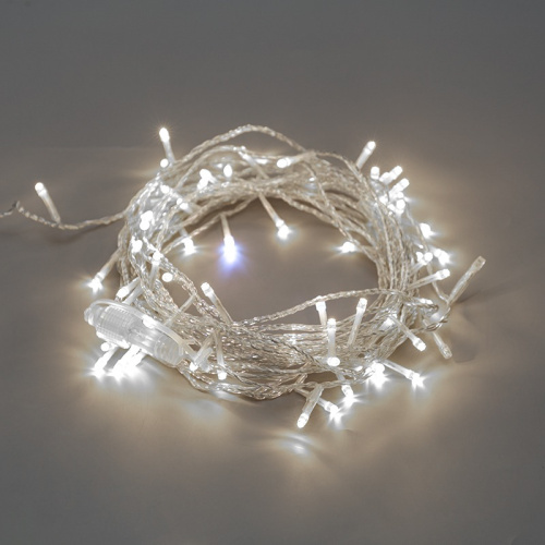 картинка Гирлянда Нить 20м,  с эффектом мерцания,  прозрачный провод,  IP44, 230В,  диоды БЕЛЫЕ,  150LED NEON-NIGHT от магазина Сантехстрой