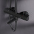 картинка F0785A522 X-Joy, душ.система:  см-ль д/ванны/душа с ТМС, душ.штанга,верхний душ 220мм, ручн душ,черн от магазина Сантехстрой