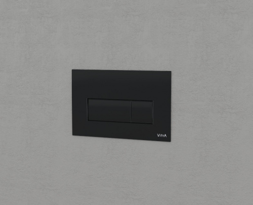 картинка 740-2311 Панель смыва Root Square, мат. черн. от магазина Сантехстрой