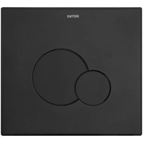 картинка ПЭК унитаз с инсталляцией Santek Нео с сиденьем "Микролифт" и черной матовой клавишей смыва (1WH501776) от магазина Сантехстрой