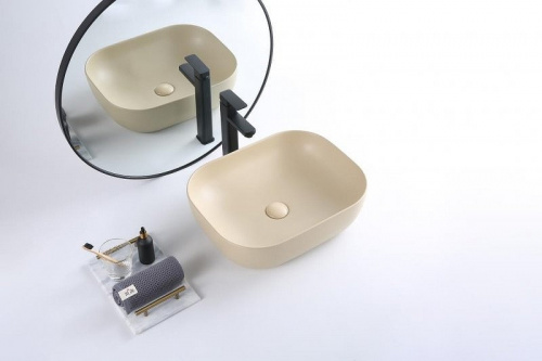 картинка Раковина-чаша BelBagno 50 BB1302-H316 Бежевая матовая от магазина Сантехстрой