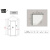 картинка Душевой уголок 100х100 см Black & White Stellar Wind 3051010 прозрачное от магазина Сантехстрой