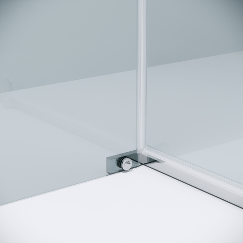 картинка Боковая стенка Grossman Pragma 200.K33.03.80.10.00 (80х195) хром,стекло прозрачное, 1 место от магазина Сантехстрой