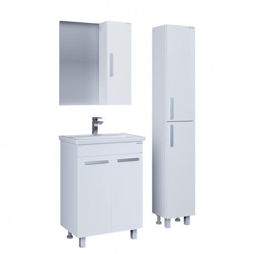 картинка Шкаф-зеркало "НЕО-60 см" универсал. белый от магазина Сантехстрой