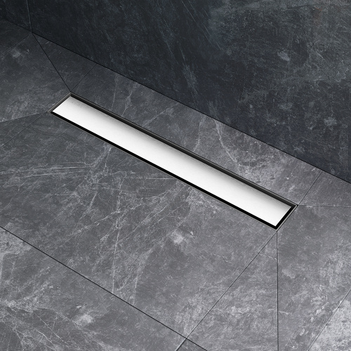 картинка W01SC-U11-050-04SB MasterFlow Трап для душа линейный универс затвор Tile 50см цвет сталь мат от магазина Сантехстрой