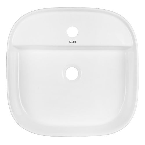 картинка Раковина накладная Azario 450х450х120 округлая, белый глянец (AZ-2204) от магазина Сантехстрой