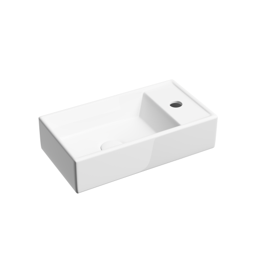 картинка CN6051L Умывальник подвесной прямоугольный (чаша слева, отверстие под смеситель справа) Element 407* от магазина Сантехстрой