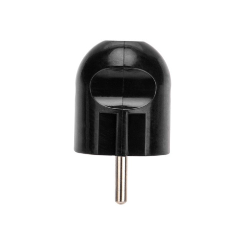 картинка Вилка Евро прямая с з/к 16А черная REXANT от магазина Сантехстрой