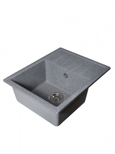 картинка Кухонная мойка c крылом 570х460мм Reflexion Plato RX1457GR, гравий от магазина Сантехстрой