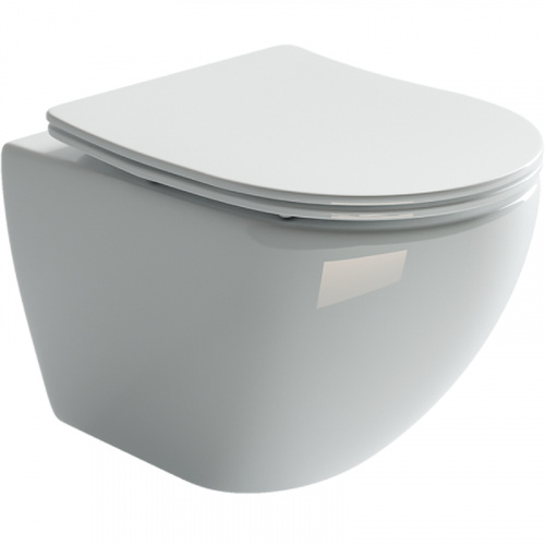 картинка Комплект унитаза с инсталляцией Ceramica Nova Metropol CN4002_1001B_1000 с сиденьем Микролифт и Черной матовой клавишей смыва от магазина Сантехстрой
