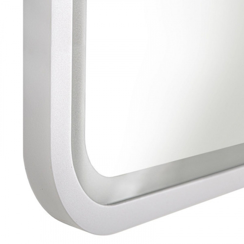 картинка Зеркало Art&Max Genova AM-Gen-1200-800-DS-F-White 120х80 с подсветкой, белый матовый от магазина Сантехстрой