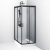 картинка W90G-404-120280-BT Gem Twin Slide 120x80. Душевое ограждение,120x80, профиль черный мат., стекло про от магазина Сантехстрой