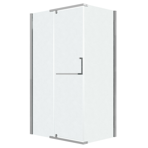 картинка Боковая стенка Grossman Pragma 200.K33.03.90.10.02 (90х195) хром,стекло шиншилла, 1 место от магазина Сантехстрой