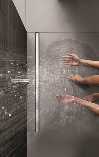 картинка Душевой лоток Geberit CleanLine 20 154.451.KS.1 Нержавеющая сталь от магазина Сантехстрой