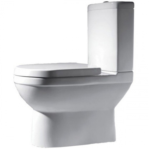 картинка Чаша унитаза Bravat New Moon в комплекте с сидением микролифт (CX01014UW-P-RUS) от магазина Сантехстрой