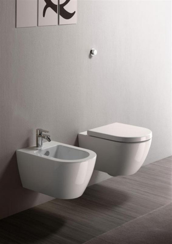 картинка Биде GSI Pura 55 8865111 белое глянцевое от магазина Сантехстрой