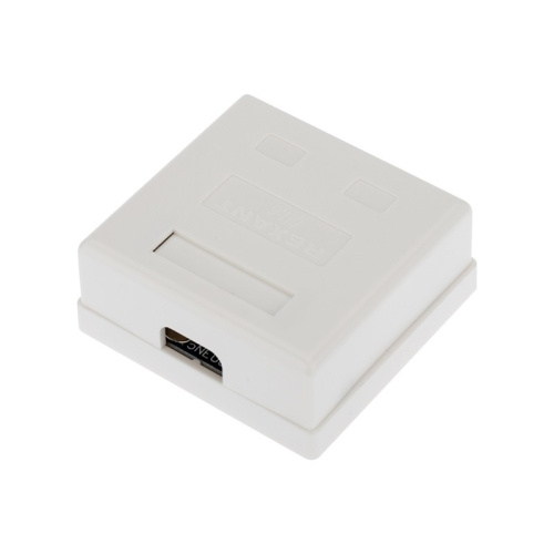 картинка Розетка компьютерная внешняя,  2-порта FTP RJ-45 (8P8C),  CAT 6 REXANT от магазина Сантехстрой