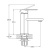 картинка Смеситель ECONOCE EC0390 для умывальника от магазина Сантехстрой