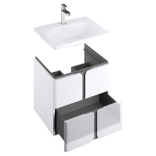 картинка Умывальник Ravak BALANCE 800 керамический белый от магазина Сантехстрой