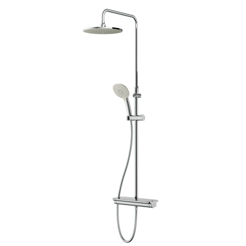картинка F0770A400 Spirit V2.0 душ.система, набор: смеситель д/душа с термостатом, верхн. душ d 250 мм, ручн. от магазина Сантехстрой