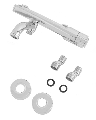 фото orange pure m02-100cr смеситель для ванны/душа с кнопочным управлением