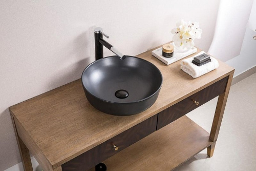 картинка Раковина-чаша BelBagno 41 BB1315-H301 Черная матовая от магазина Сантехстрой