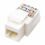 картинка Модуль Keystone Jack RJ-45(8P8C), UTP,  CAT 5e,  тип 180 градусов,  белый REXANT от магазина Сантехстрой