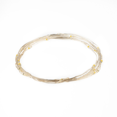 картинка Гирлянда Роса,  2 м,  20 диодов,  цвет розовый,  тонкий батарейный блок от магазина Сантехстрой