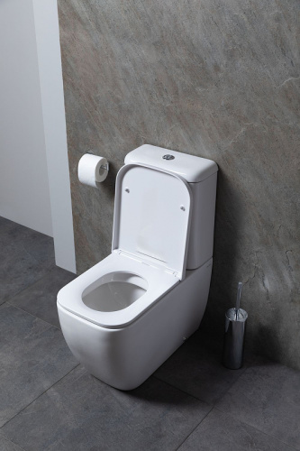 картинка Унитаз компакт Allen Brau Infinity 4.21001.20 Белый без бачка и сиденья от магазина Сантехстрой