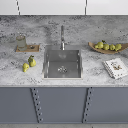 картинка Кухонная мойка Reflexion Iseo RX2240SS полированная сталь от магазина Сантехстрой