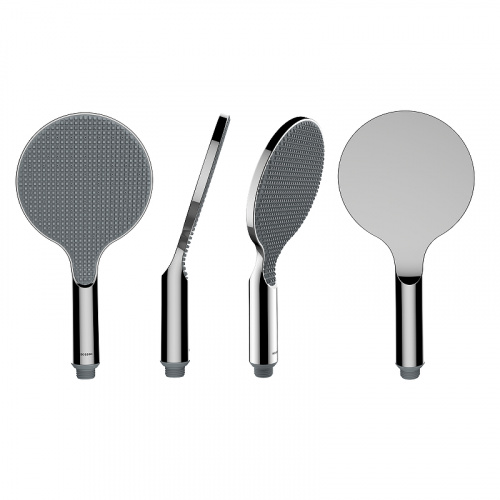 картинка BOSSINI APICE Стойка для душа с термостатическим смесителем, верхним душем Ø280 мм., ручным душем и шлангом 1500 мм., цвет хром от магазина Сантехстрой