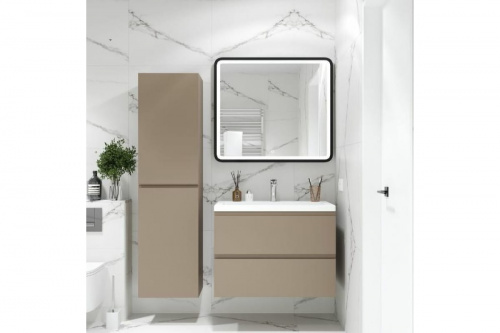 картинка Подвесной шкаф с двумя распашными дверцами Art&Max BIANCHI капучино матовый, 400x300x1500, AM-Bianchi-1500-2A-SO-CM от магазина Сантехстрой