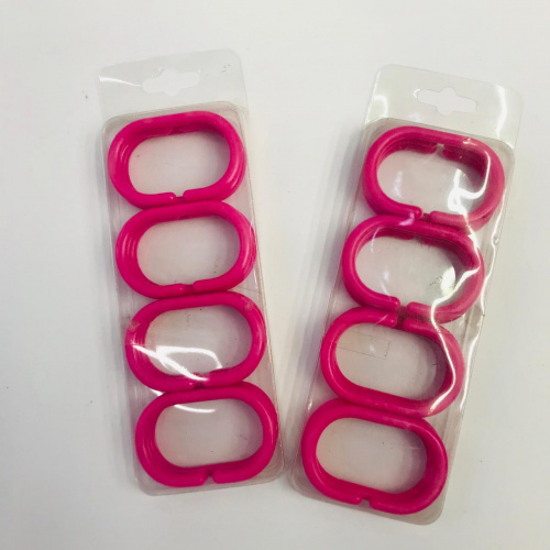 картинка Кольца для шторы в ванную Savol (S-YLK002R) от магазина Сантехстрой