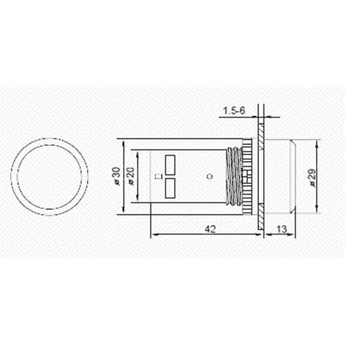 картинка Кнопка EB22 возвратная зеленая NO+NC 300 В от магазина Сантехстрой