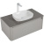 картинка Комплект мебели для ванной Black&White Universe U915.1000 100 9151000 подвесной Glossy light grey от магазина Сантехстрой
