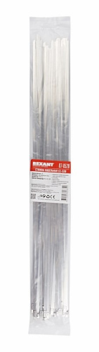 картинка Хомут стальной 520x4,6мм (50 шт/уп) REXANT от магазина Сантехстрой