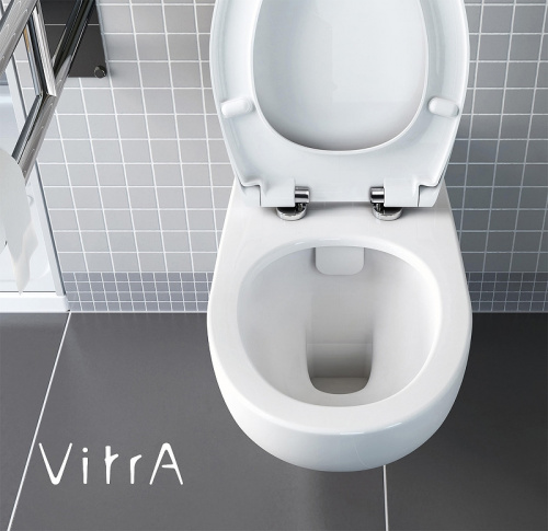 картинка Унитаз Vitra Conforma 5810B003-6234 подвесной с сиденьем Микролифт от магазина Сантехстрой