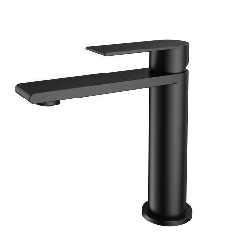 картинка Смеситель для раковины Vogue (SS) VBF-2VS1MB, черный от магазина Сантехстрой